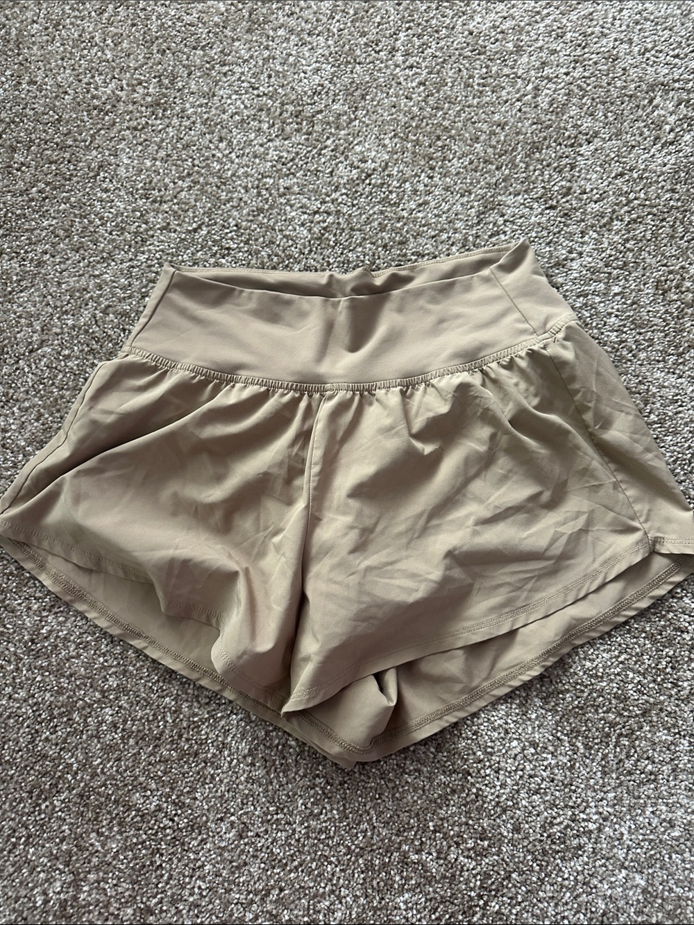 DSG Tan High-Rise Athletic Shorts